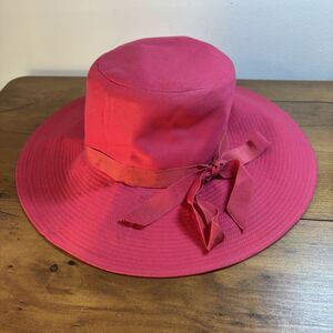 VTG 60's It's a Buddy! of Florida Pink Floppy Hat Beach Vacation Casual